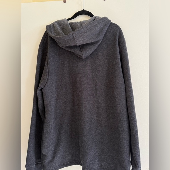 Buffalo David Bitton Charcoal Zip-Up Sweater - Picture 3 of 3